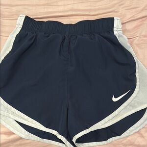Nike Blue Athletic Shorts Lightweight Tempo Design